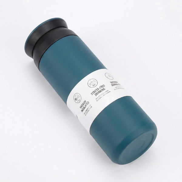 Gourde-Isotherme-350ml-Bleu– Thermos-Inox-Contenant-Nomade-2