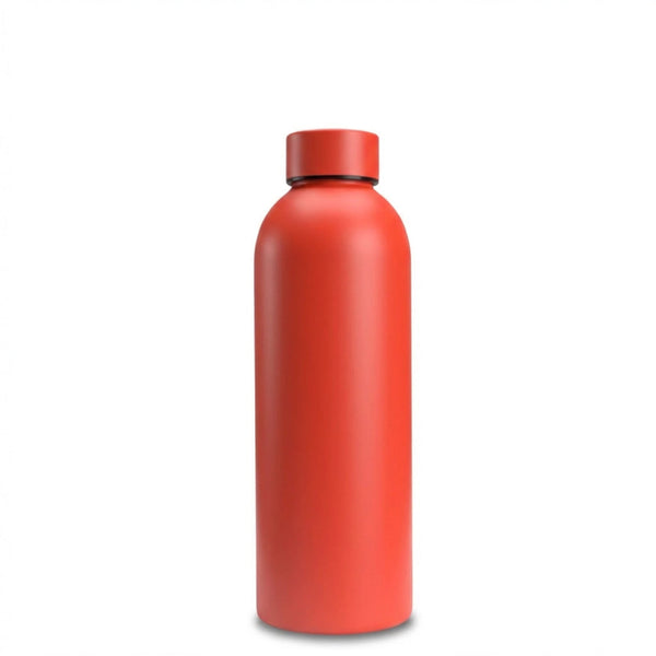 Gourde Isotherme 500ml Rouge Acier Inoxydable Double Paroi — Récipient Nomade