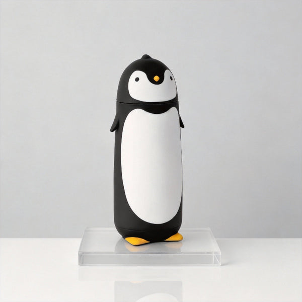 Gourde isotherme pingouin noir