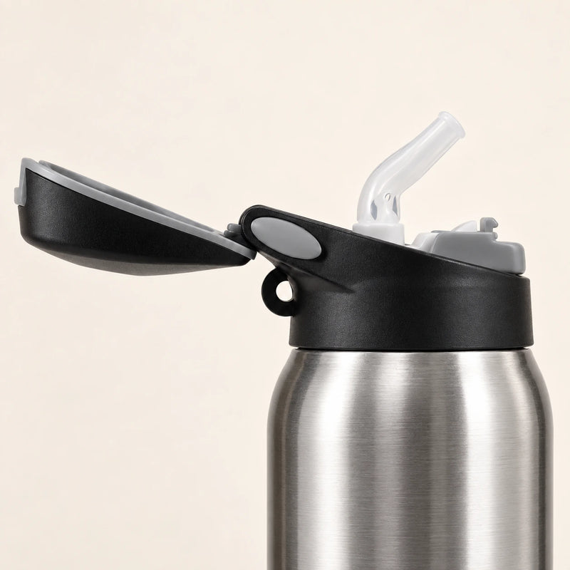 Gourde isotherme vélo 500 ml — Argent