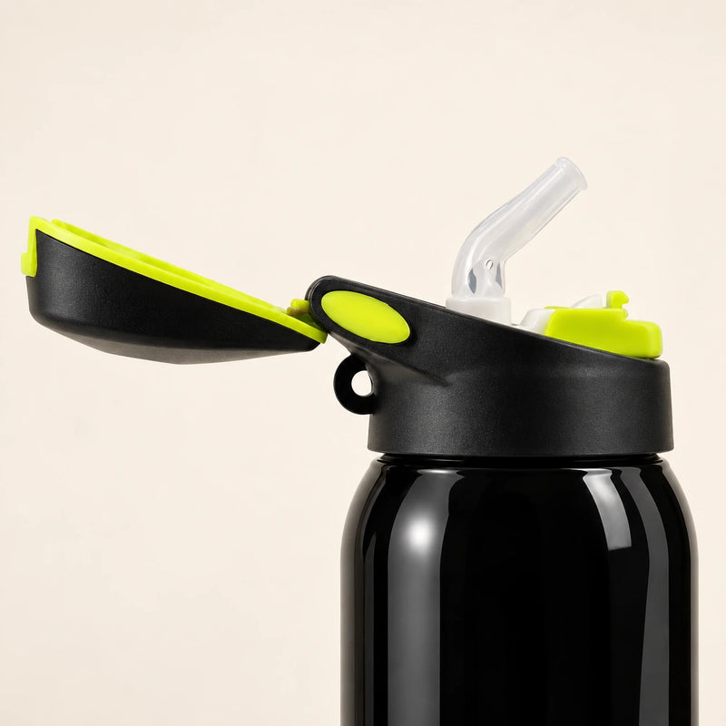 Gourde isotherme vélo 500 ml — Noir