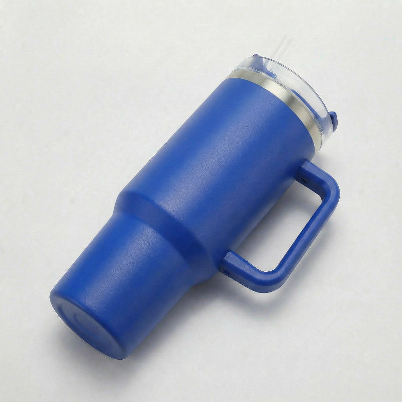 Gourde-Isotherme-1.2L-Bleu-Saphir- avec-Paille-et-Poignée–Thermos-Inox XXL-3