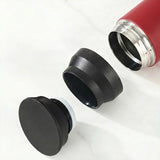 Gourde-Isotherme-350ml-Rouge– Thermos-Inox-Contenant-Nomade-3