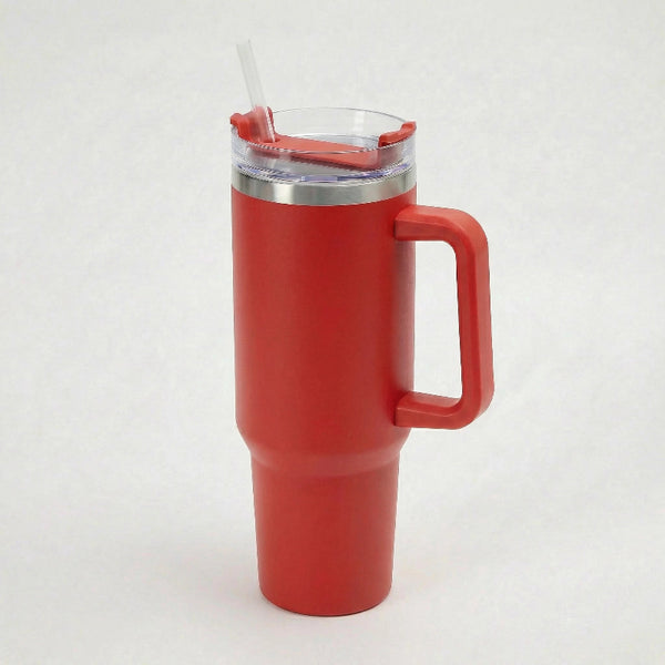  Gourde-Isotherme-1.2L-Rouge-avec- Paille-et-Poignée–Thermos-Inox-XXL-2