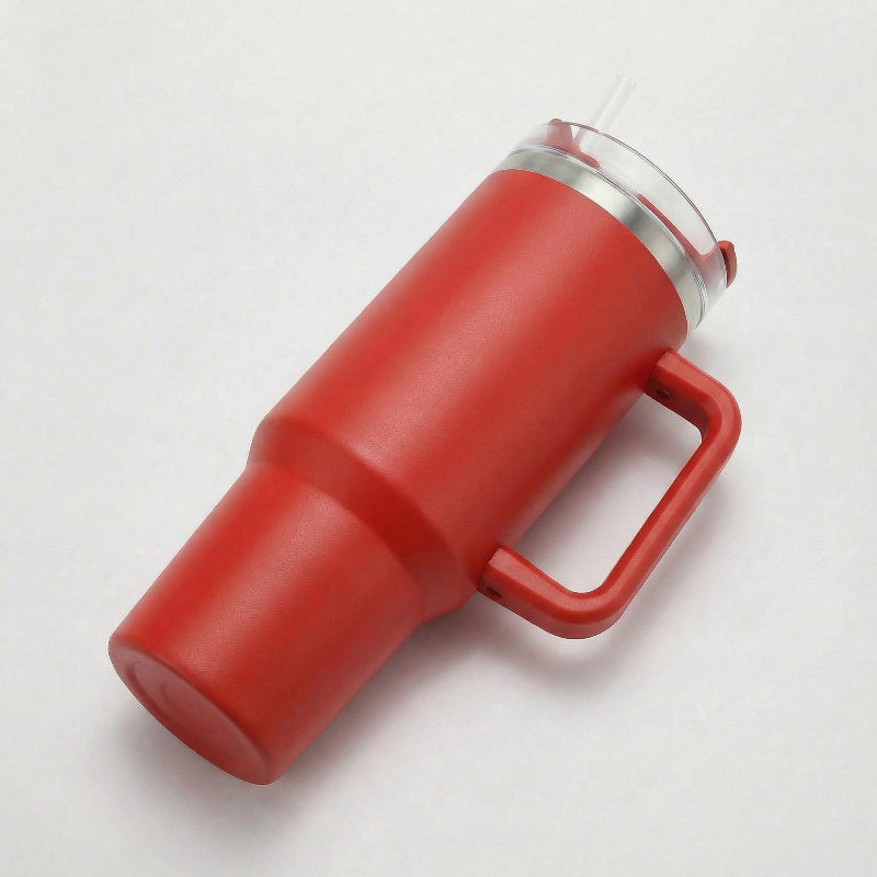  Gourde-Isotherme-1.2L-Rouge-avec- Paille-et-Poignée–Thermos-Inox-XXL-3