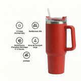  Gourde-Isotherme-1.2L-Rouge-avec- Paille-et-Poignée–Thermos-Inox-XXL-4