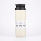 Gourde-Isotherme-350ml-Blanc– Thermos-Inox-Contenant-Nomade