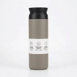 Gourde-Isotherme-350ml-Marron– Thermos-Inox-Contenant-Nomade