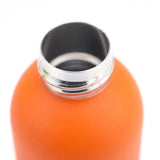 Gourde Isotherme 500ml Orange Acier Inoxydable Double Paroi — Récipient Nomade