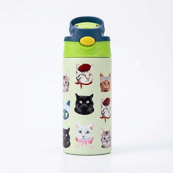 Gourde Isotherme 350ml Dessin Animé — Thermos Scolaire Inox Fille et Garçon