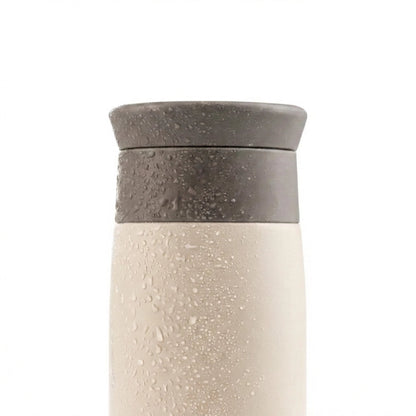 Gourde-Isotherme-350ml-Blanc-Crème-Thermos-Inox-Design- Minimaliste-4