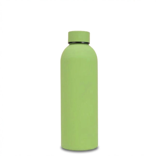 Gourde Isotherme 500ml Vert Acier Inoxydable Double Paroi — Récipient Nomade