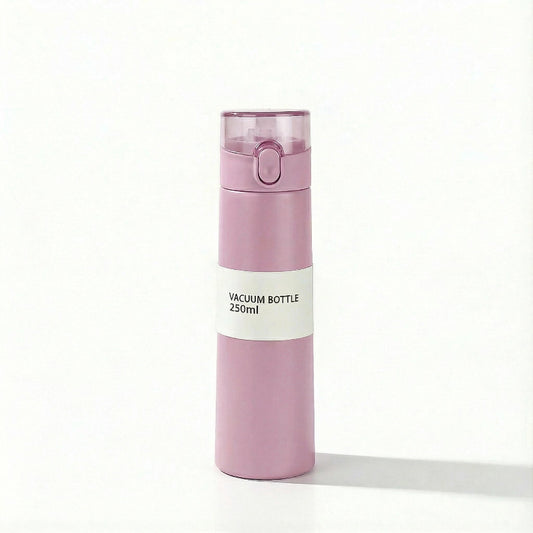 Gourde-Isotherme-250ml-rose- Verrouillage-Sécurisé