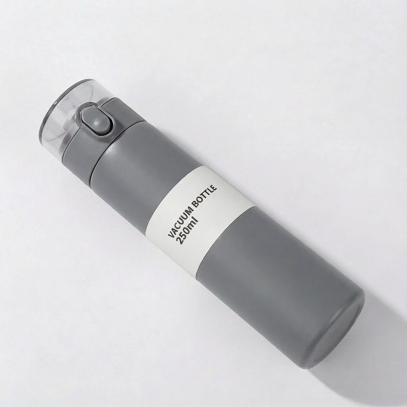 Gourde-Isotherme-250ml-Gris- Verrouillage-Sécurisé-2