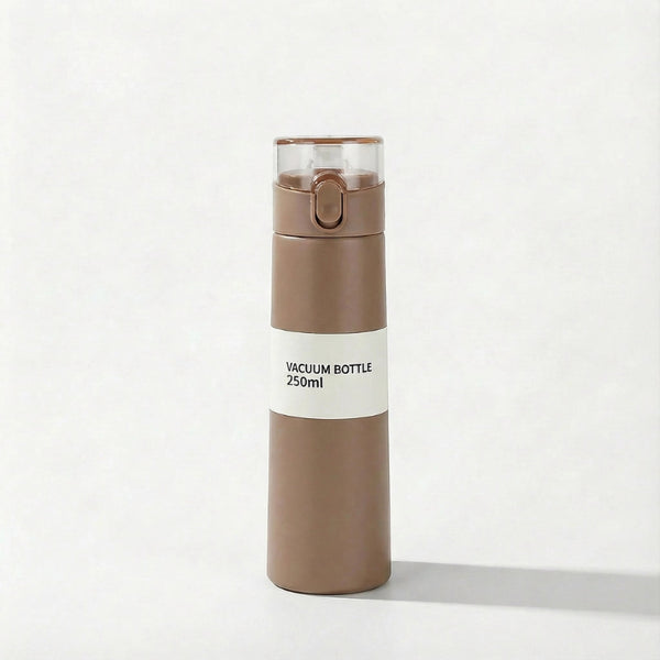 Gourde-Isotherme-250ml-Marron- Verrouillage-Sécurisé