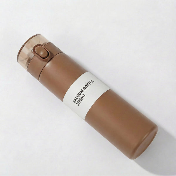 Gourde-Isotherme-250ml-Marron- Verrouillage-Sécurisé-2