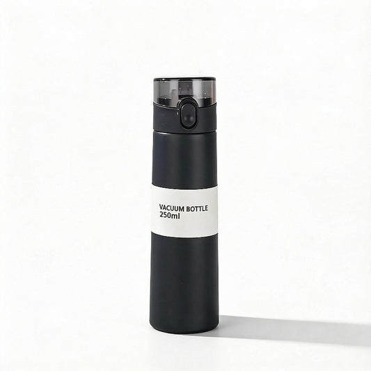 Gourde-Isotherme-250ml-Noir- Verrouillage-Sécurisé