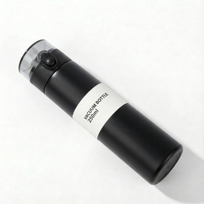 Gourde-Isotherme-250ml-Noir- Verrouillage-Sécurisé-2