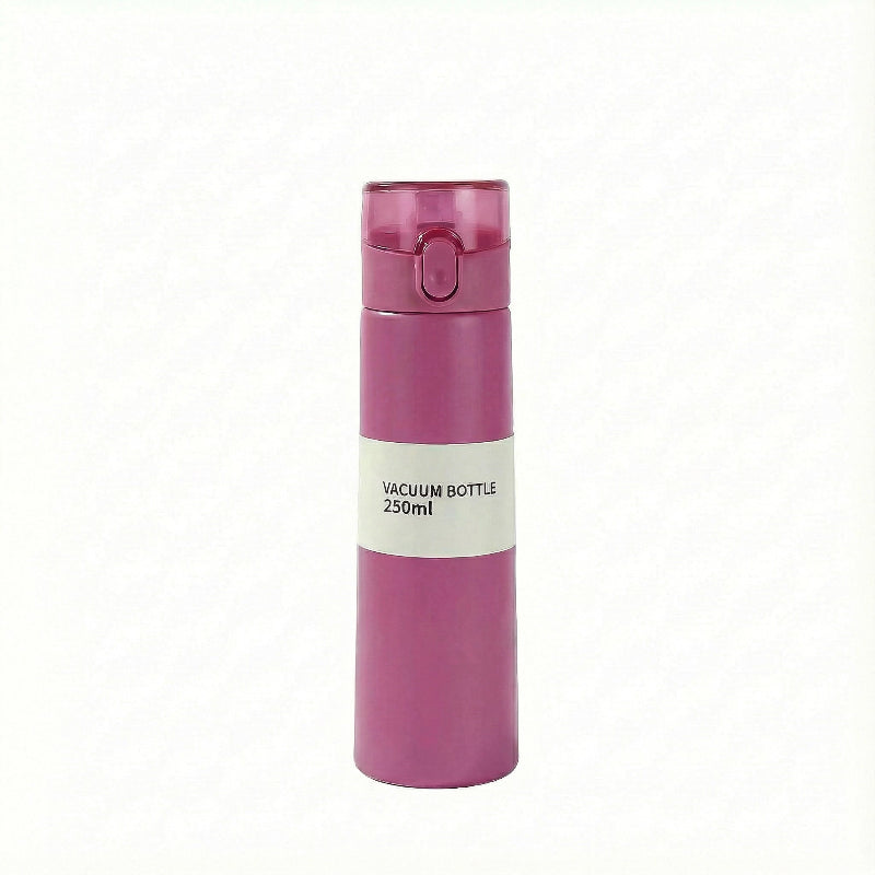 Gourde-Isotherme-250ml-Violet- Verrouillage-Sécurisé