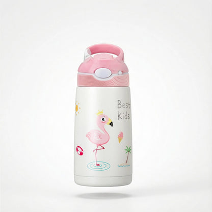 gourde-isotherme-enfant-Flaman- rose 