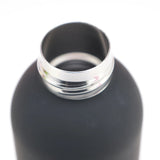 Gourde Isotherme 500ml Noir Acier Inoxydable Double Paroi — Récipient Nomade