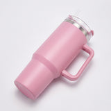 Gourde-Isotherme-1.2L-Rose-avec- Paille-et-Poignée-Thermos-Inox-XXL-3
