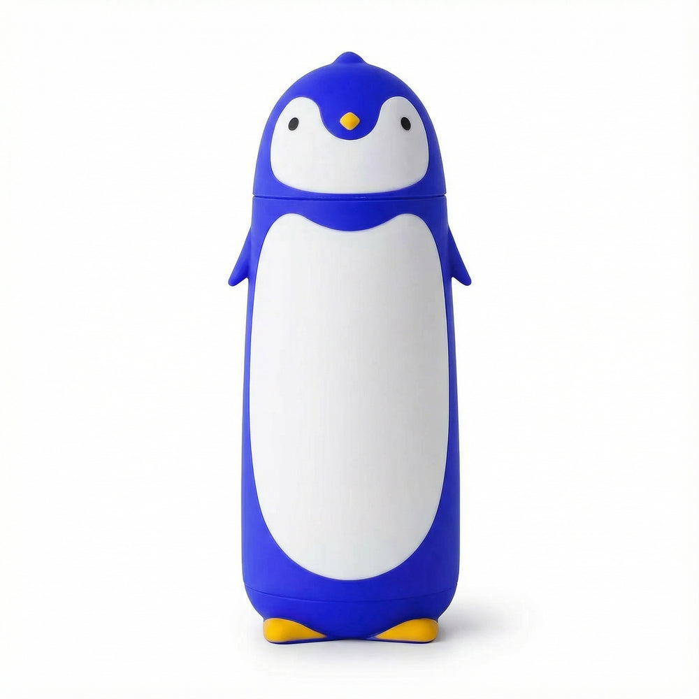 Gourde Isotherme Pingouin Enfant — Thermos Inox Design Animal Mignon