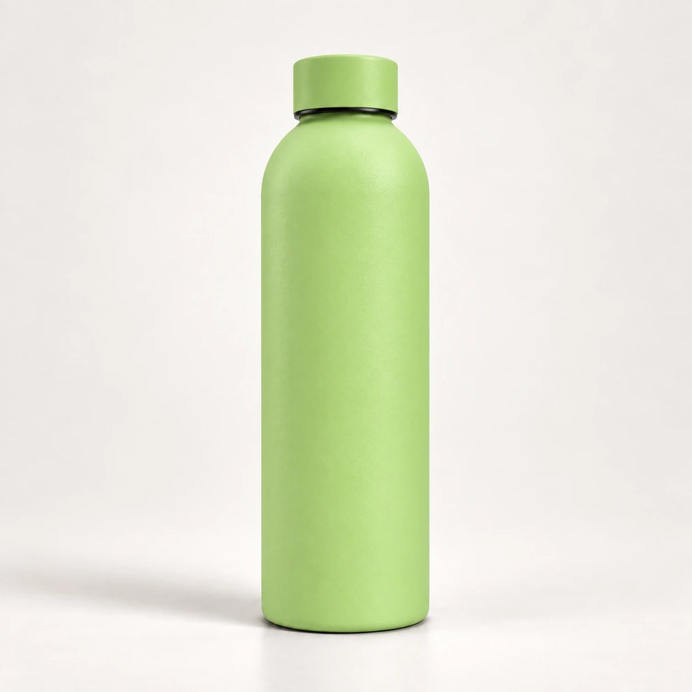 Gourde Isotherme 500ml Vert Acier Inoxydable Double Paroi — Récipient Nomade