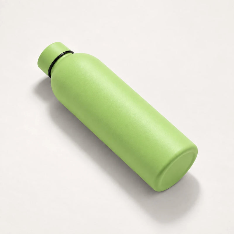 Gourde Isotherme 500ml Vert Acier Inoxydable Double Paroi — Récipient Nomade