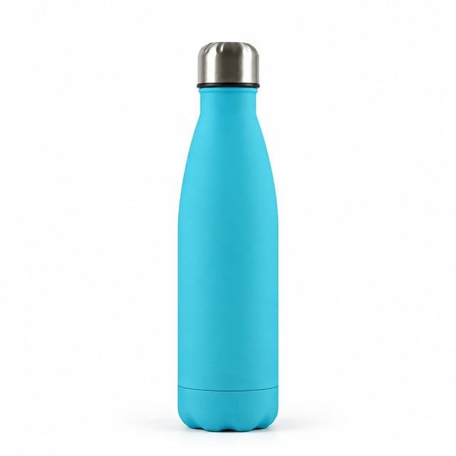 Gourde Isotherme 750ml Bleu Sans BPA Double Paroi — Robuste Sport et Outdoor — vue entière de la gourde