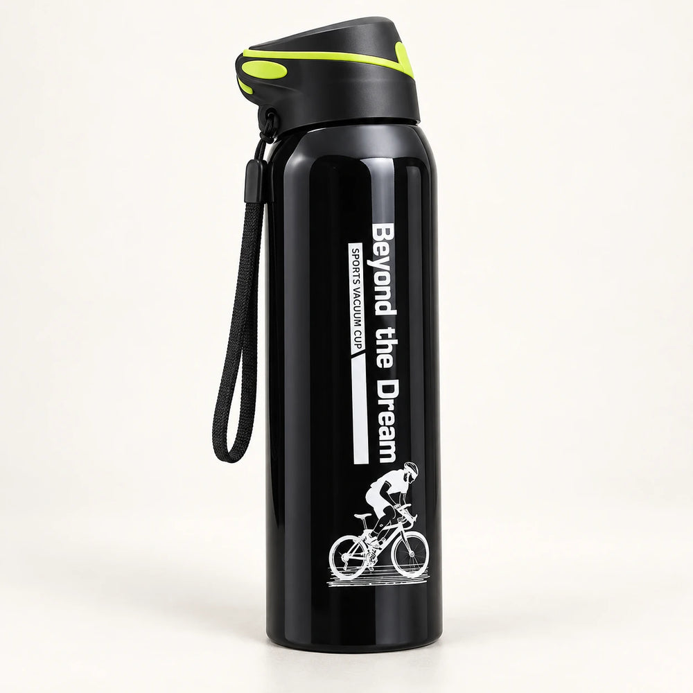 Gourde isotherme vélo 500 ml — Noir