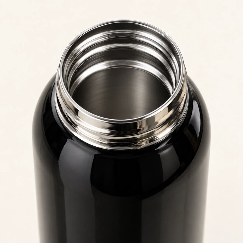 Gourde isotherme vélo 500 ml — Noir