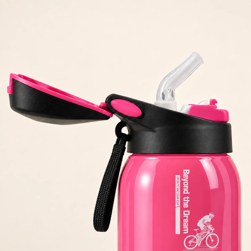 Gourde isotherme vélo 500 ml — Rose